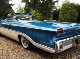 Classic American wedding car for hire in Egham